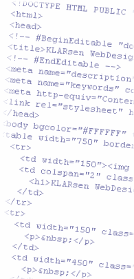 HTML kode